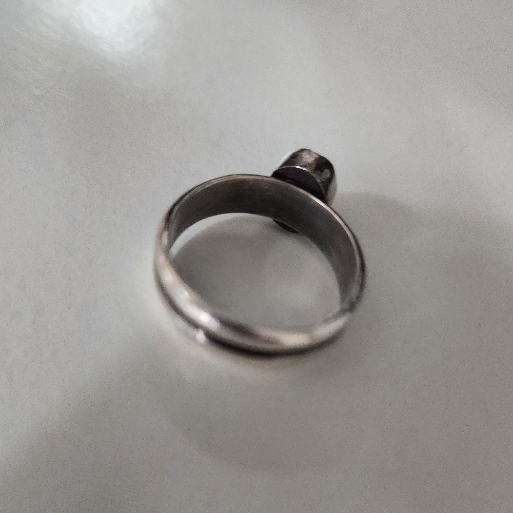 Silver Moonstone Ring - image 4